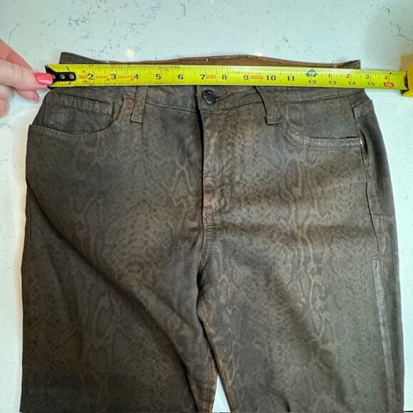 Joe's Jeans Women's Brown Leopard Print Skinny Ankle Pants Sz 27 - Picture 7 of 16